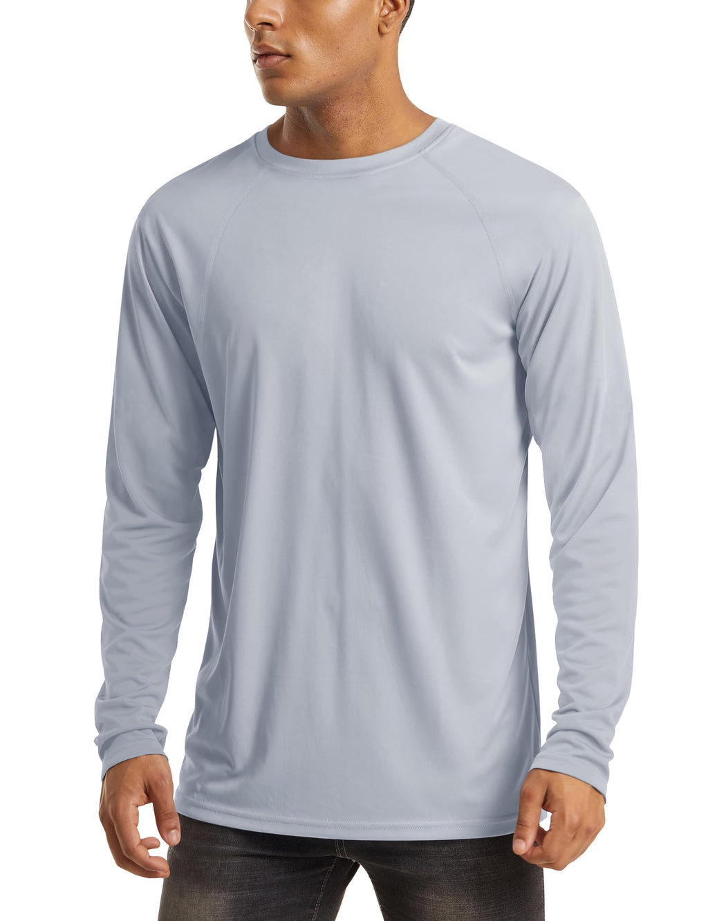 MAGCOMSEN Men's Long Sleeve Shirts UPF 50+ UV Sun Protection Athletic Shirts for Hiking Running Workout Rash Guard