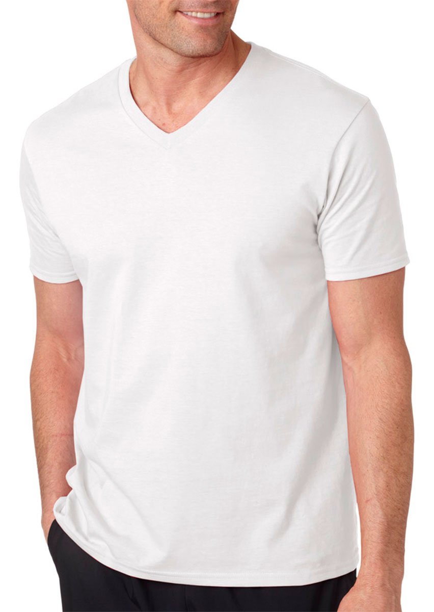 Gildan Men's V-Neck T-Shirts, Multipack, Style G1103
