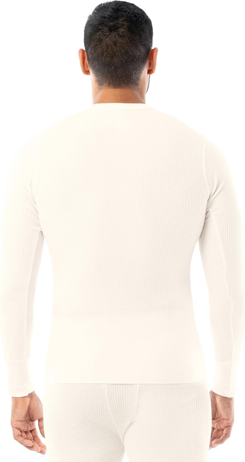 Indera Men's Traditional Waffle Thermal Underwear Long Sleeve Shirt