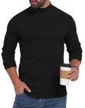 Sailwind Mens Mock Turtleneck Shirt Cotton Thermal Undershirt Pullover
