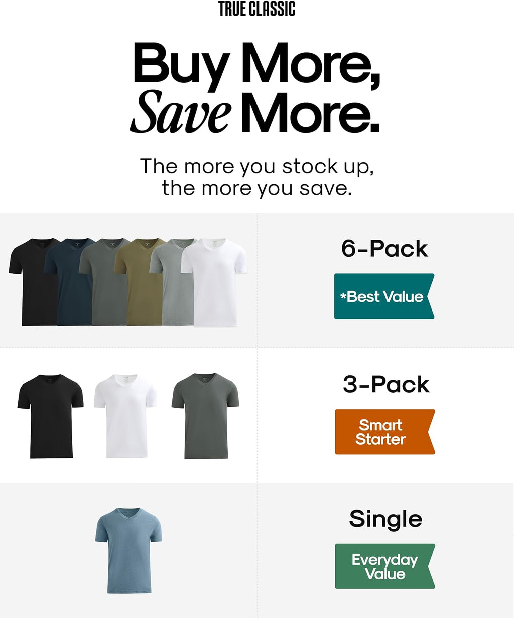 True Classic Mens V Neck T Shirts – V-Neck Tees