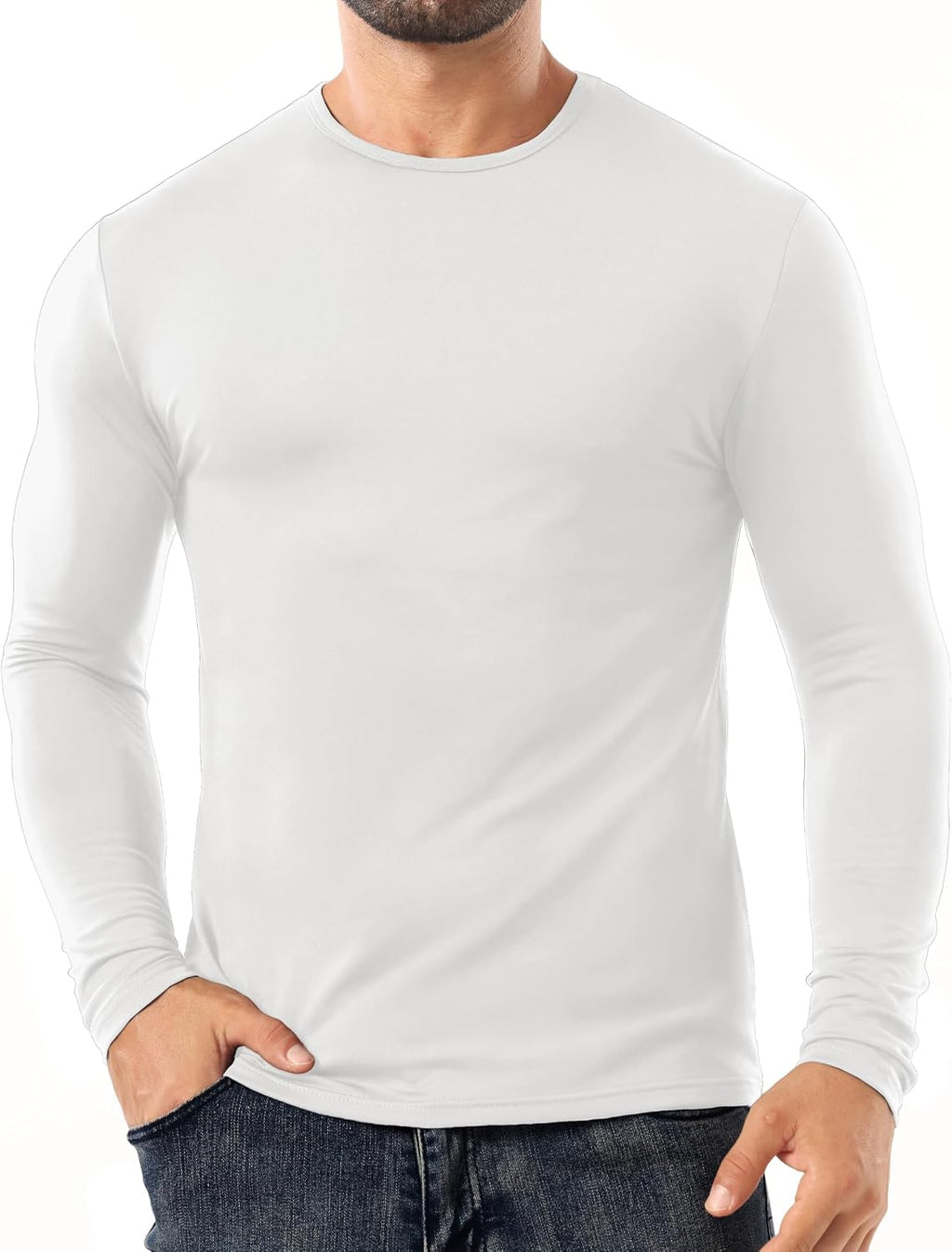 Sailwind Mens Base Layer Thermal Underwear Long Sleeve Crew Neck Shirts