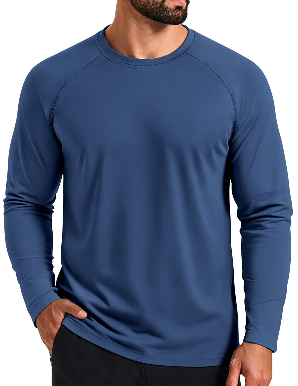COOFANDY Men's Thermal Shirt Regular Fit Fleece Lined Athletic Base Layer