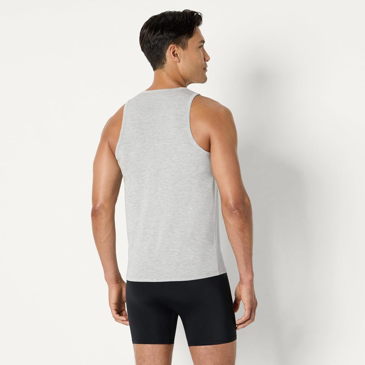 Amazon Essentials Men's Super-Soft Lightweight Modal Sleeveless Vest Top, Pack of 2