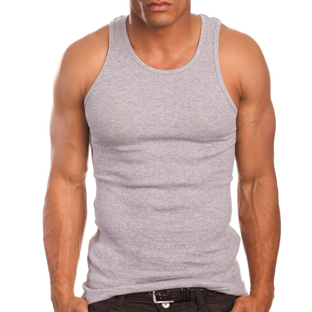PRO 5 Mens A-Shirts 3 Pack Undershirt