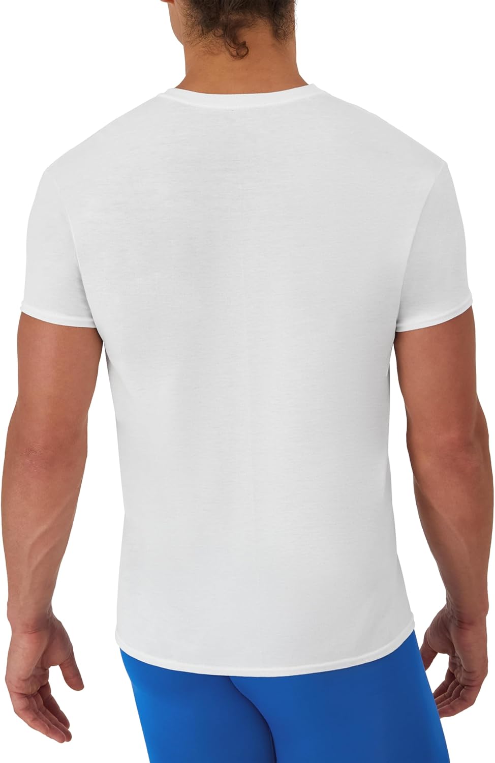 Hanes Men's Performance Undershirt, X-Temp Moisture-Wicking Crewneck, White 5-Pack