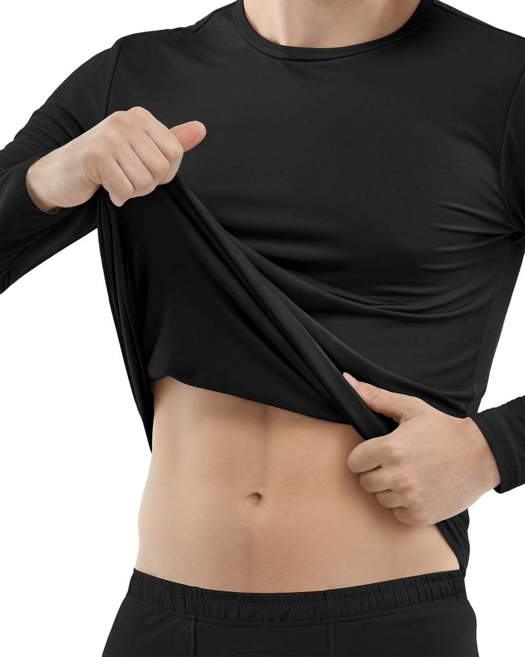 4-Way Stretch Men's Thermal Underwear Set Soft Long Johns Base Layer