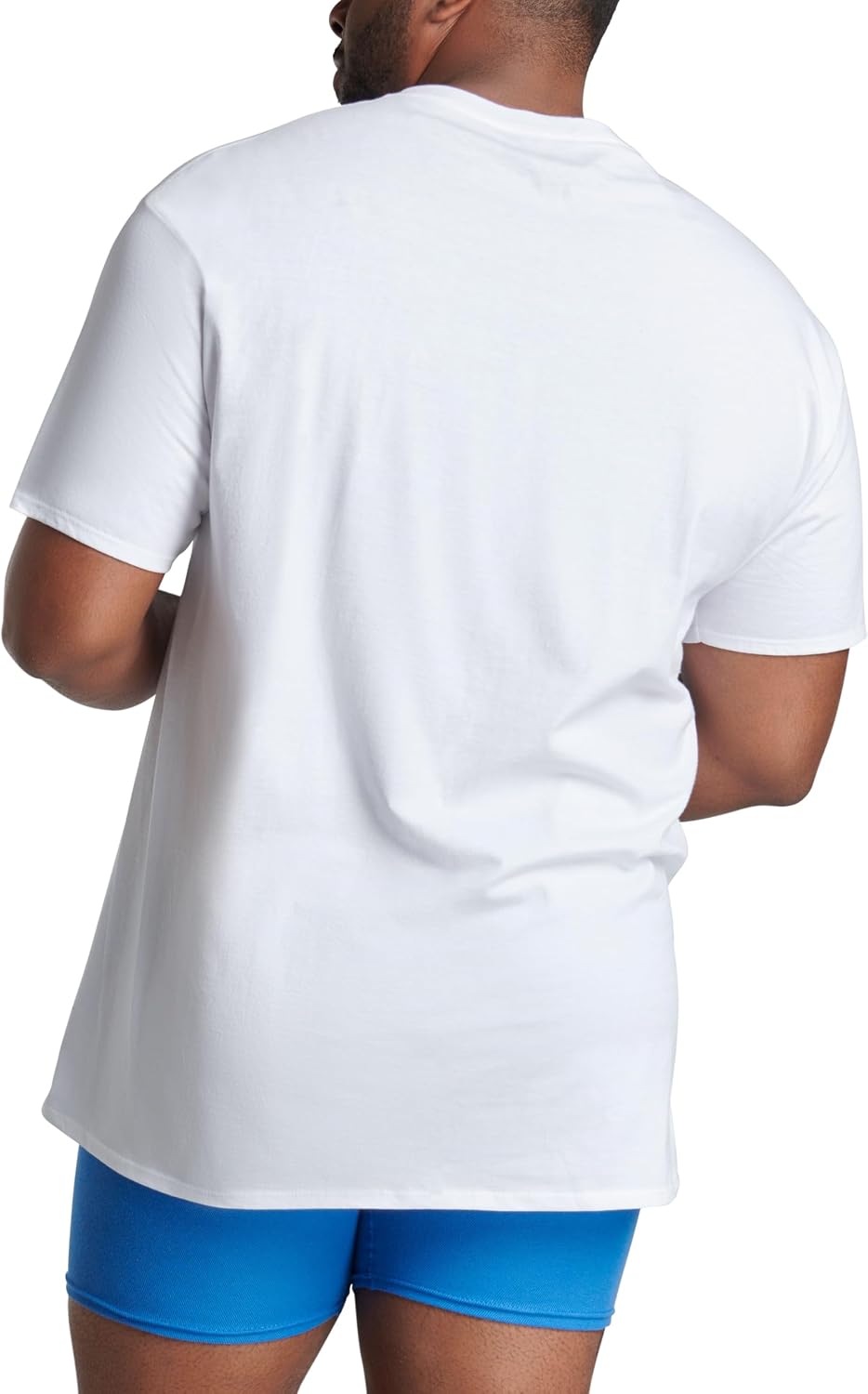 Fruit of The Loom Men's Crew Tee Undershirts, Moisture Wicking & Tag Free, Also Available in Big & Tall