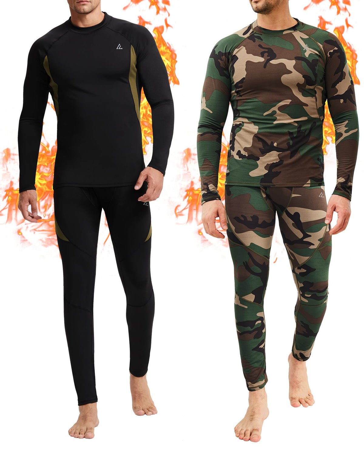 Mens Thermal Underwear Long Johns Base Layer Set Cold Weather 1/2/3 Pack