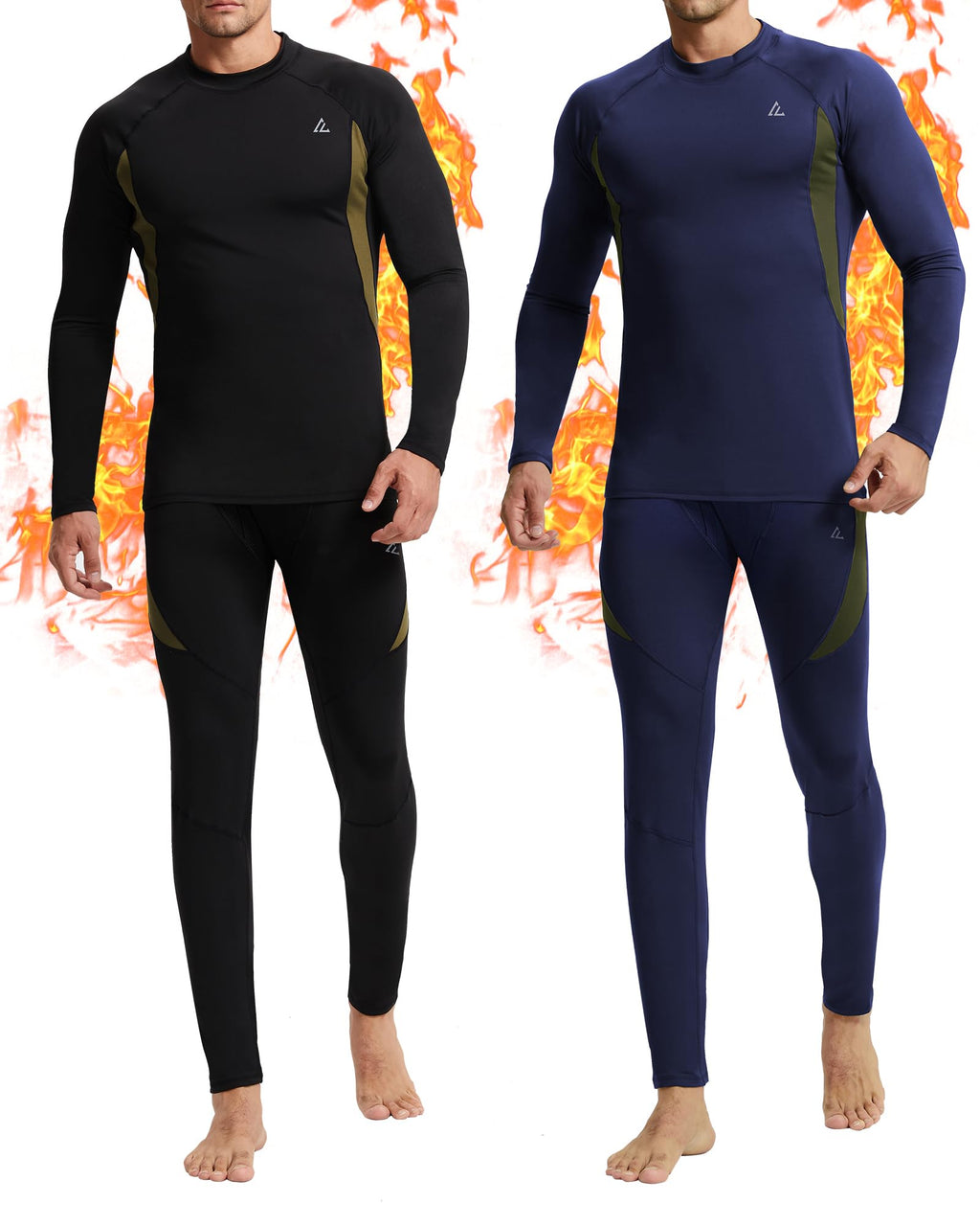 Mens Thermal Underwear Long Johns Base Layer Set Cold Weather 1/2/3 Pack