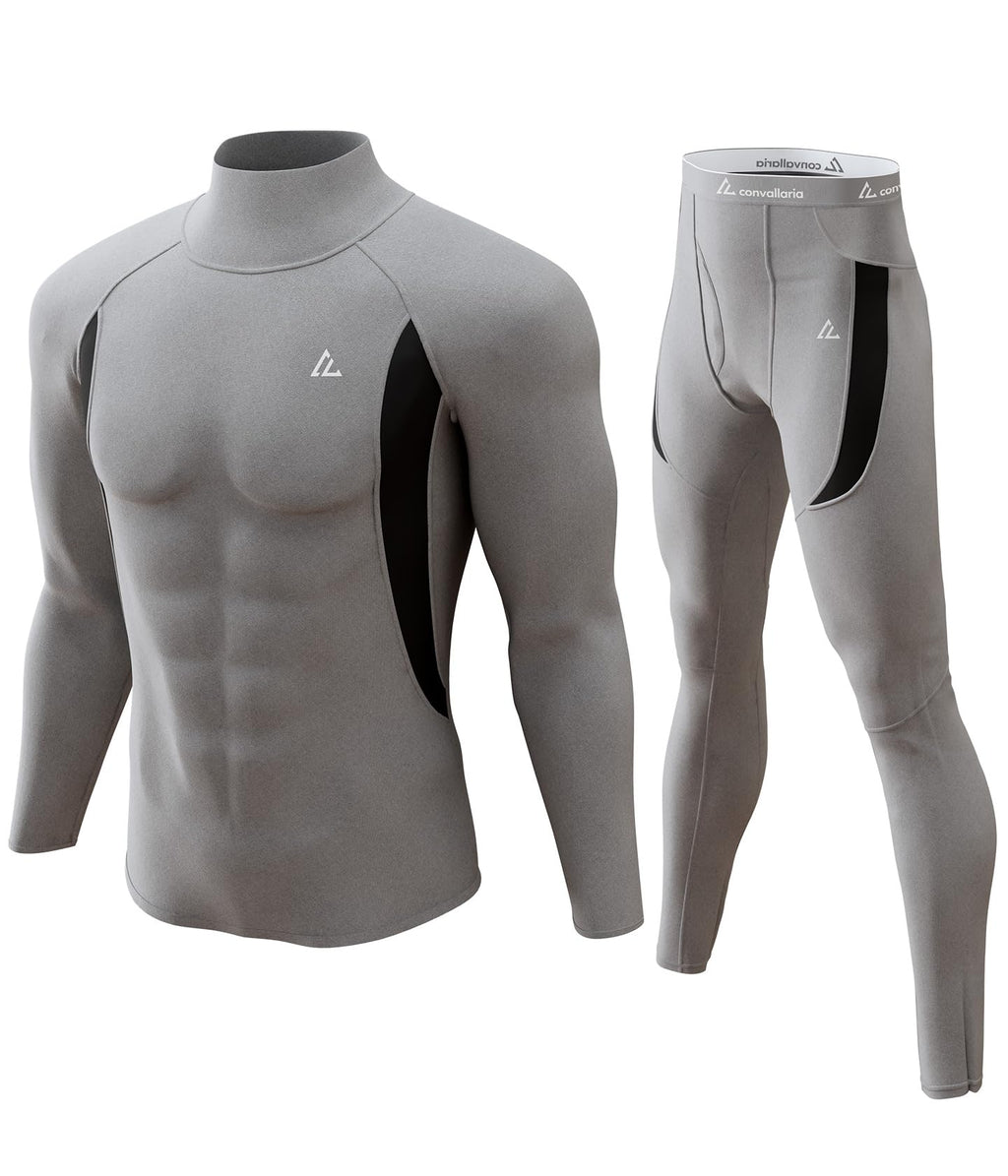 Mens Thermal Underwear Long Johns Set Cold Weather Hunting Base Layer