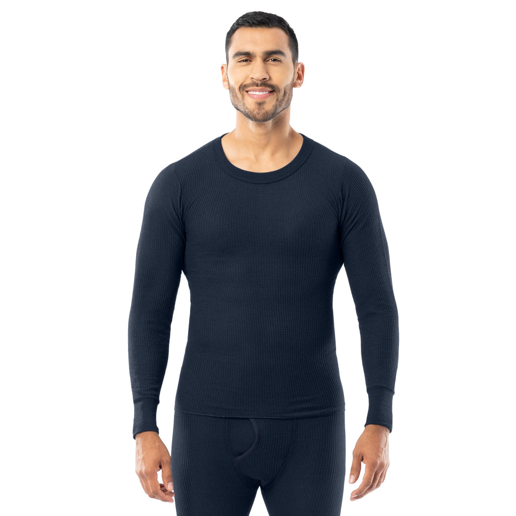 Indera Men's Traditional Waffle Thermal Underwear Long Sleeve Shirt