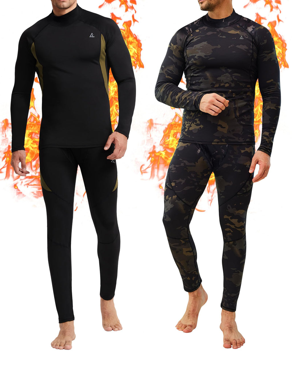 Mens Thermal Underwear Long Johns Base Layer Set Cold Weather 1/2/3 Pack