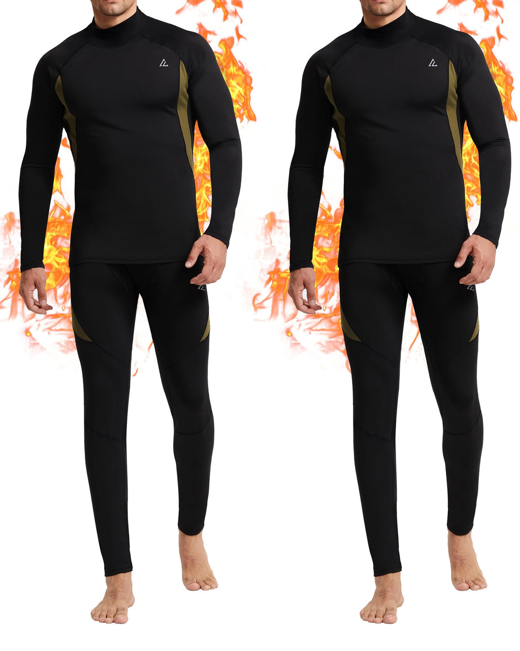 Mens Thermal Underwear Long Johns Base Layer Set Cold Weather 1/2/3 Pack