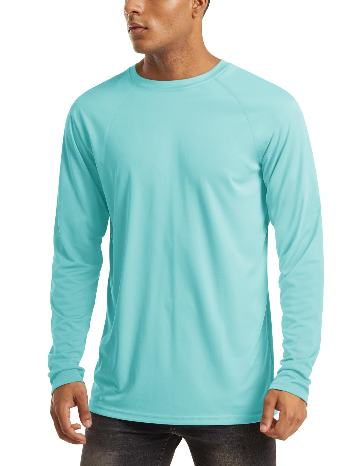 MAGCOMSEN Men's Long Sleeve Shirts UPF 50+ UV Sun Protection Athletic Shirts for Hiking Running Workout Rash Guard