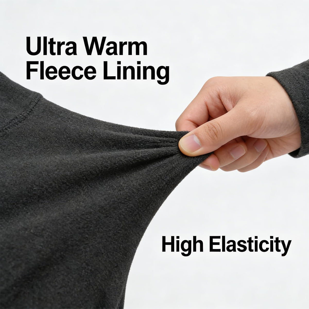 Thermal Underwear for Men Long Johns Top and Bottom Set Fleece Lined Base Layer Hunting Clothes for Cold Weather