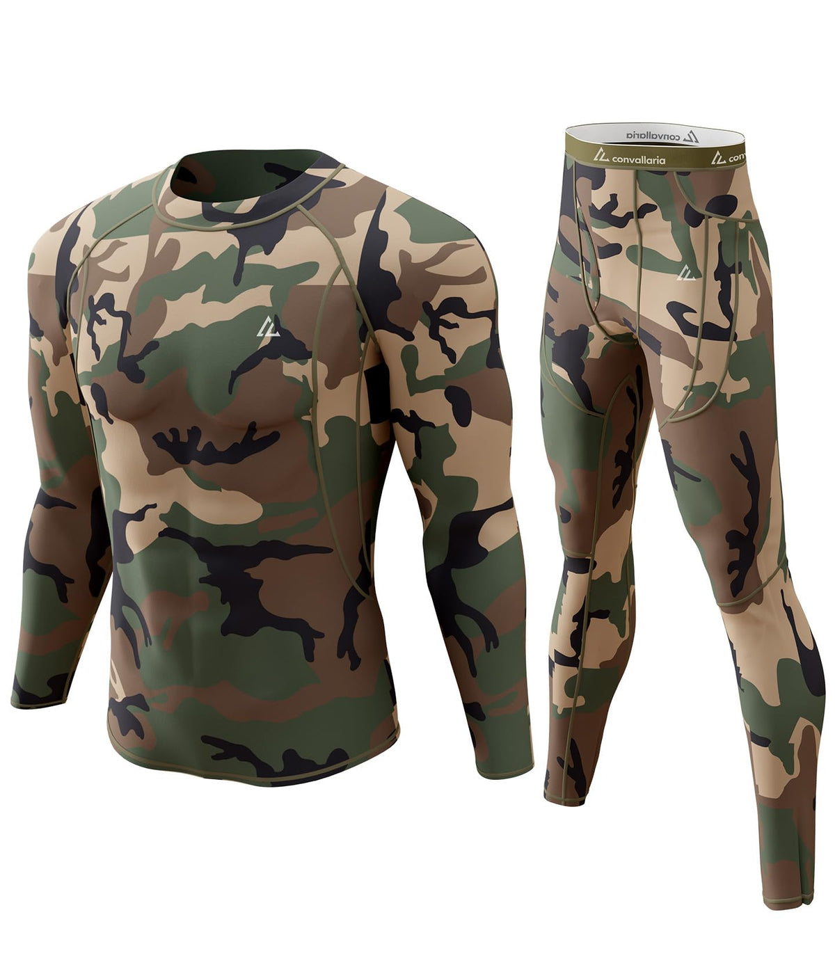 Mens Thermal Underwear Long Johns Set Cold Weather Hunting Base Layer
