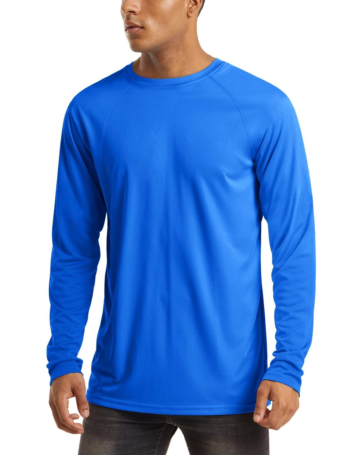 MAGCOMSEN Men's Long Sleeve Shirts UPF 50+ UV Sun Protection Athletic Shirts for Hiking Running Workout Rash Guard