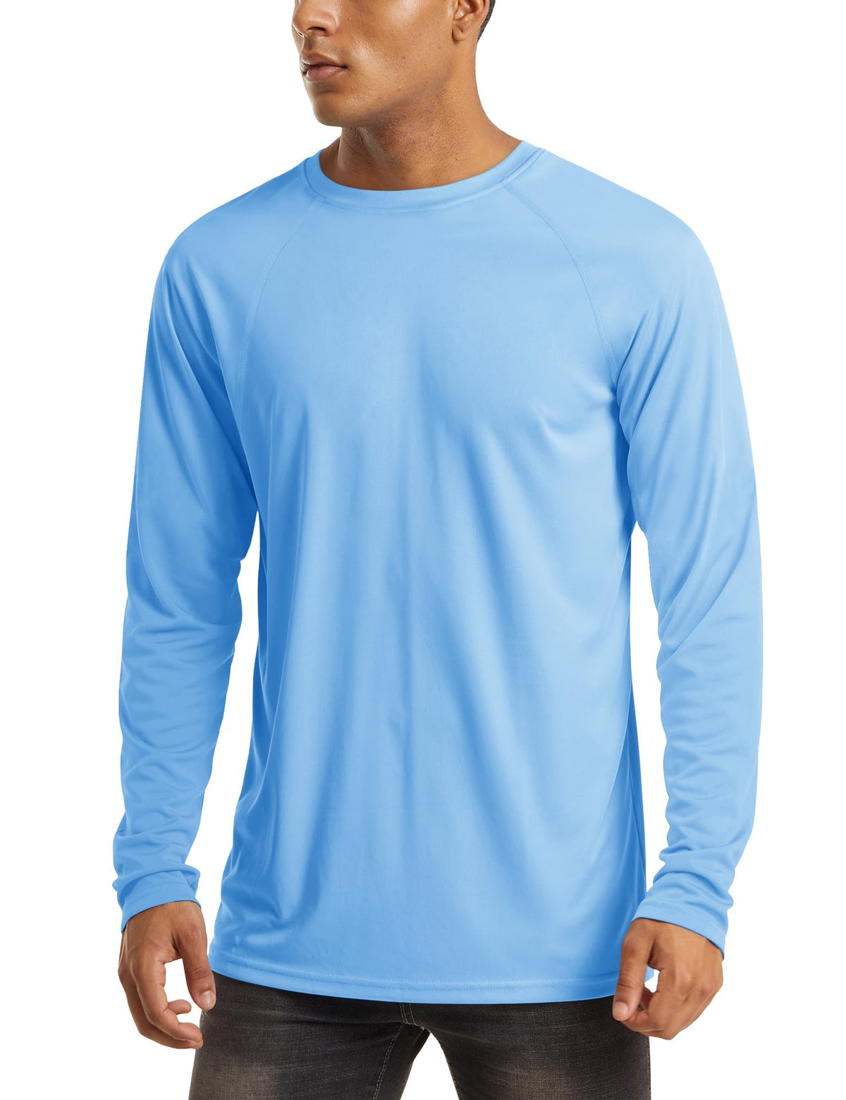 MAGCOMSEN Men's Long Sleeve Shirts UPF 50+ UV Sun Protection Athletic Shirts for Hiking Running Workout Rash Guard