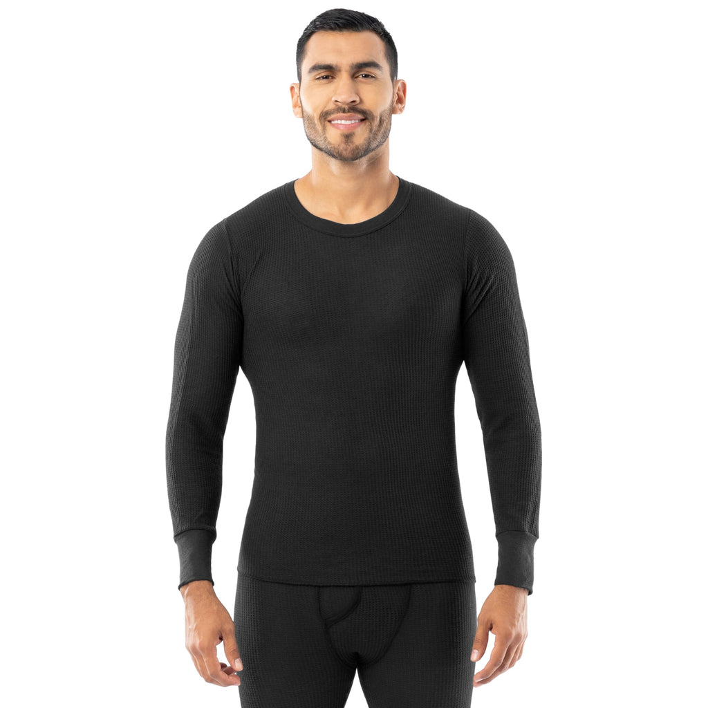 Indera Men's Traditional Waffle Thermal Underwear Long Sleeve Shirt