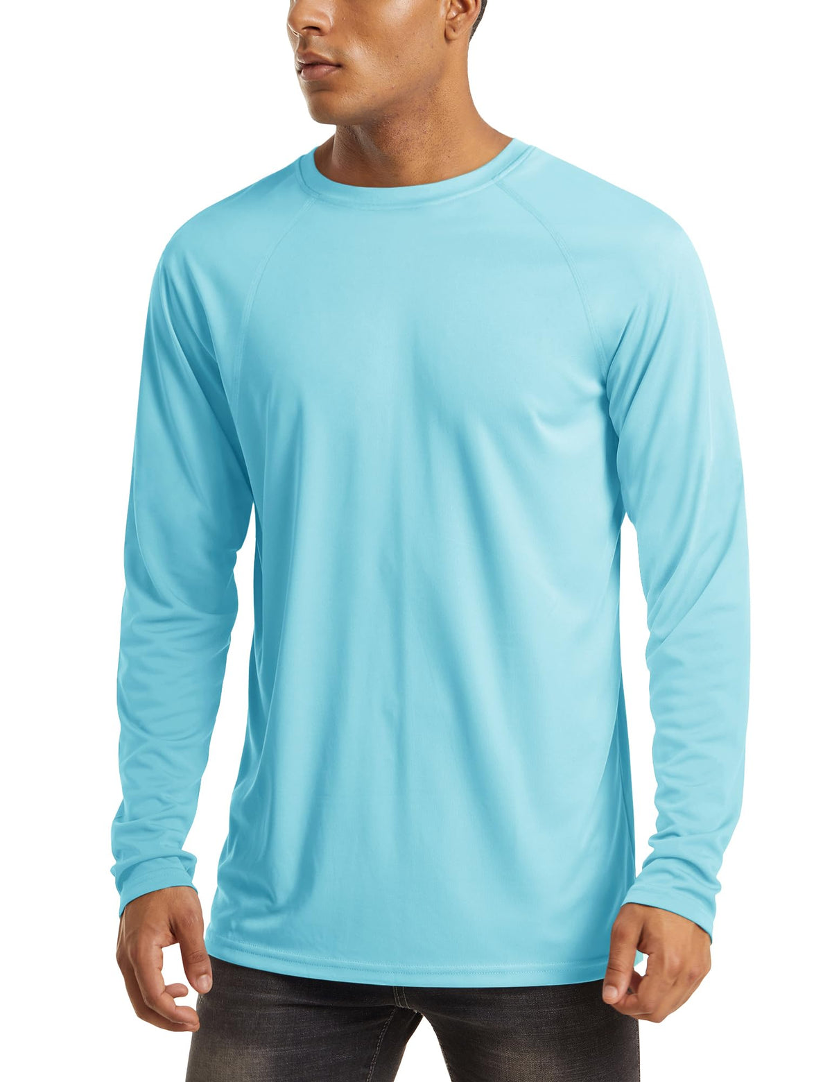 MAGCOMSEN Men's Long Sleeve Shirts UPF 50+ UV Sun Protection Athletic Shirts for Hiking Running Workout Rash Guard