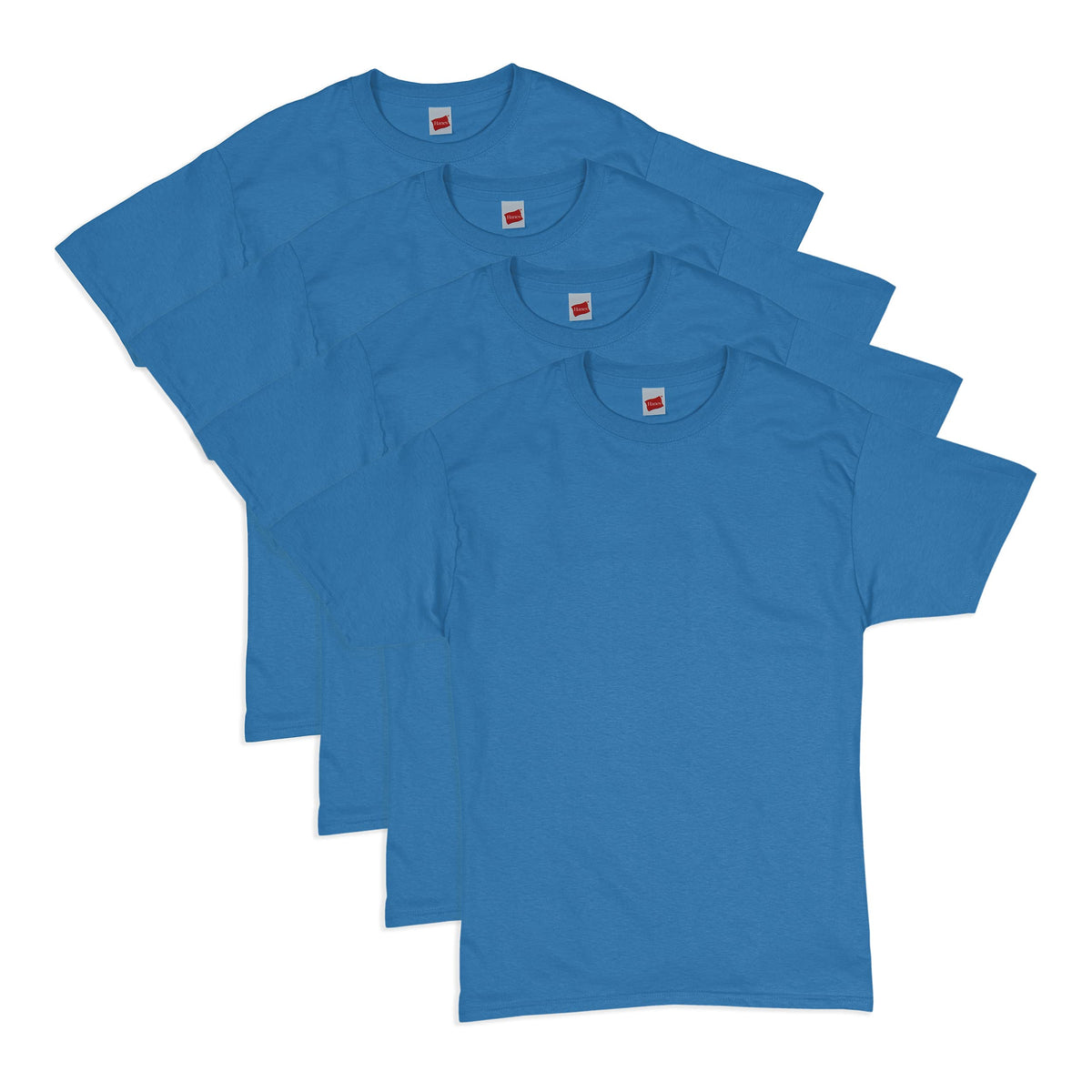 Hanes Men's T-Shirt Pack - 4 or 6 Pack - Essential-T Crewneck Cotton T-Shirts - Everyday Men's Clothing - Big & Tall