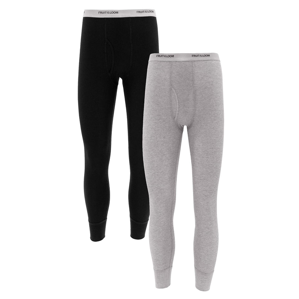 Fruit of the Loom Men's Classic Midweight Waffle Thermal Underwear Bottoms