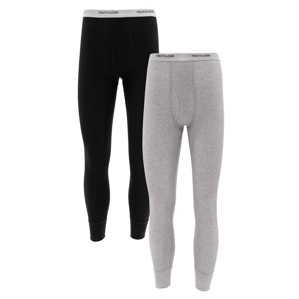 Fruit of the Loom Men's Classic Midweight Waffle Thermal Underwear Bottoms