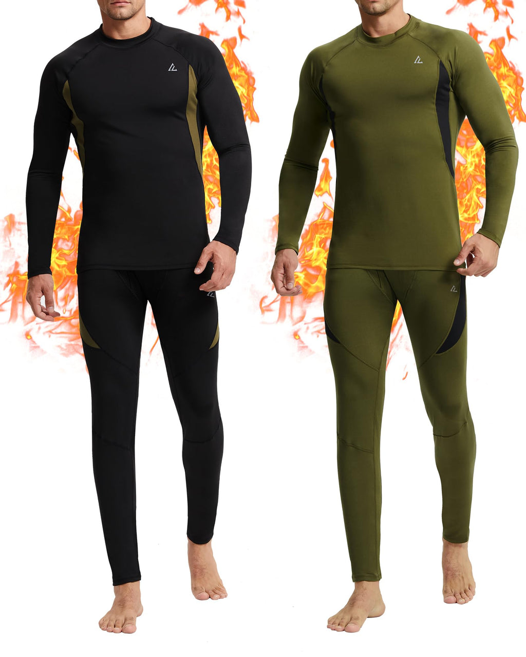 Mens Thermal Underwear Long Johns Base Layer Set Cold Weather 1/2/3 Pack