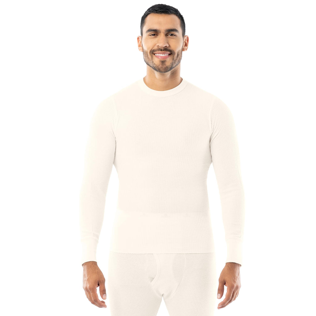 Indera Men's Traditional Waffle Thermal Underwear Long Sleeve Shirt
