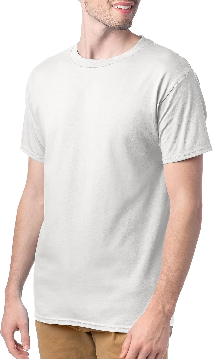 Hanes Men's T-Shirt Pack - 4 or 6 Pack - Essential-T Crewneck Cotton T-Shirts - Everyday Men's Clothing - Big & Tall