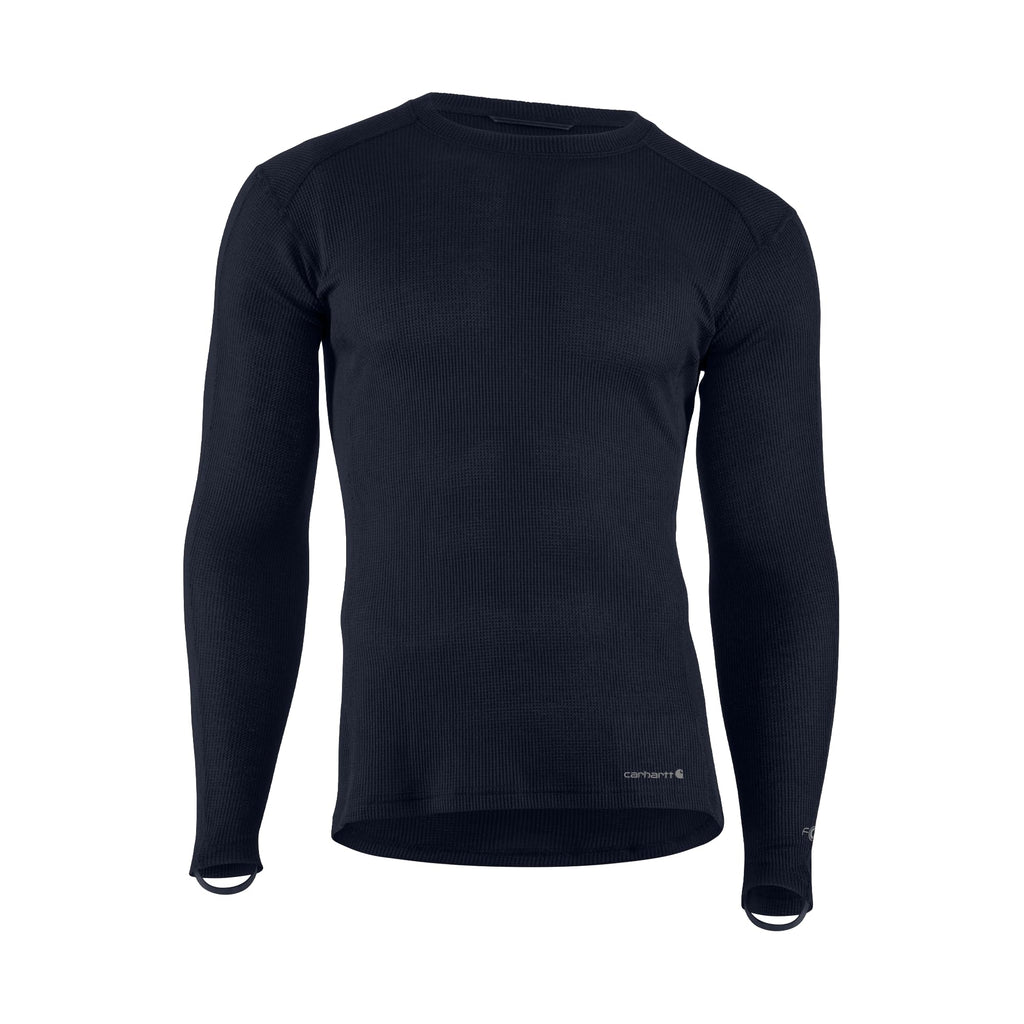 Carhartt Men's Force Midweight Waffle Base Layer Crewneck Top