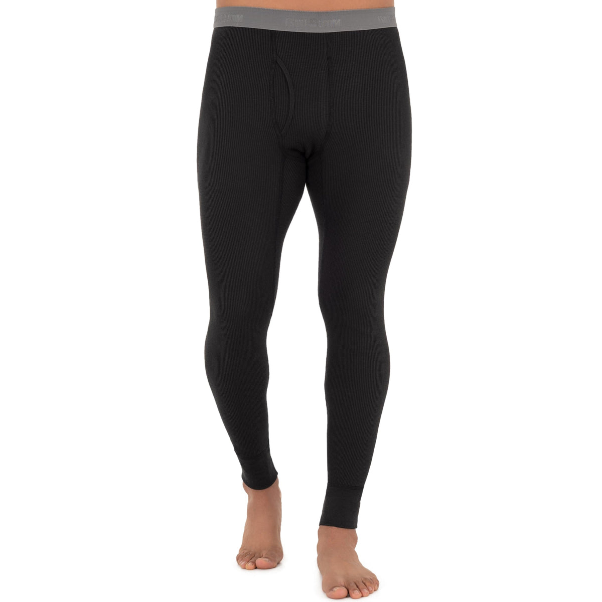 Fruit of The Loom Mens Premium Waffle Thermal Underwear Long Johns Bottom