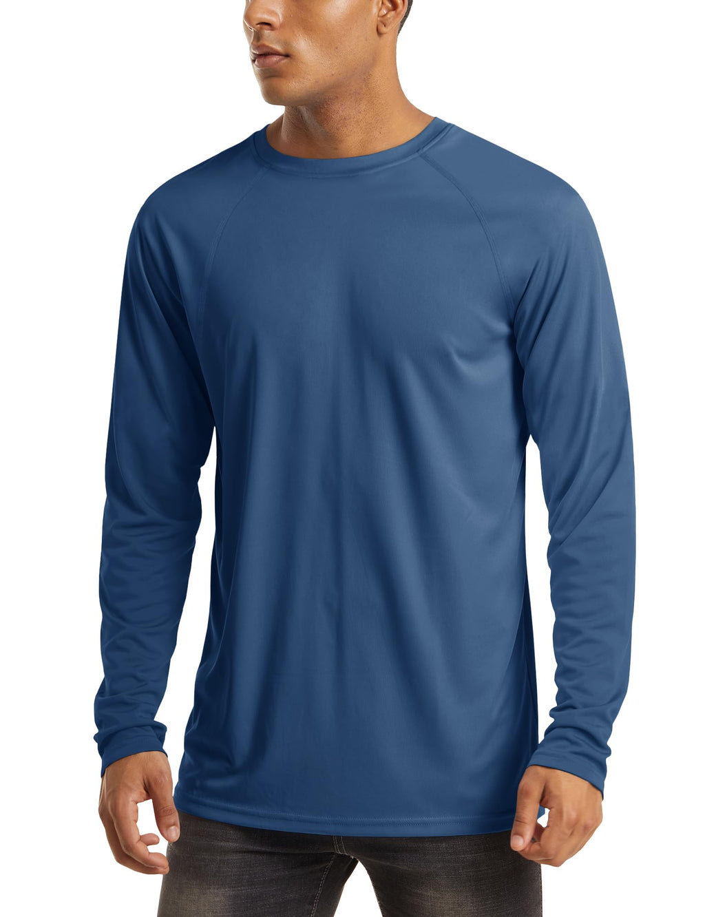 MAGCOMSEN Men's Long Sleeve Shirts UPF 50+ UV Sun Protection Athletic Shirts for Hiking Running Workout Rash Guard