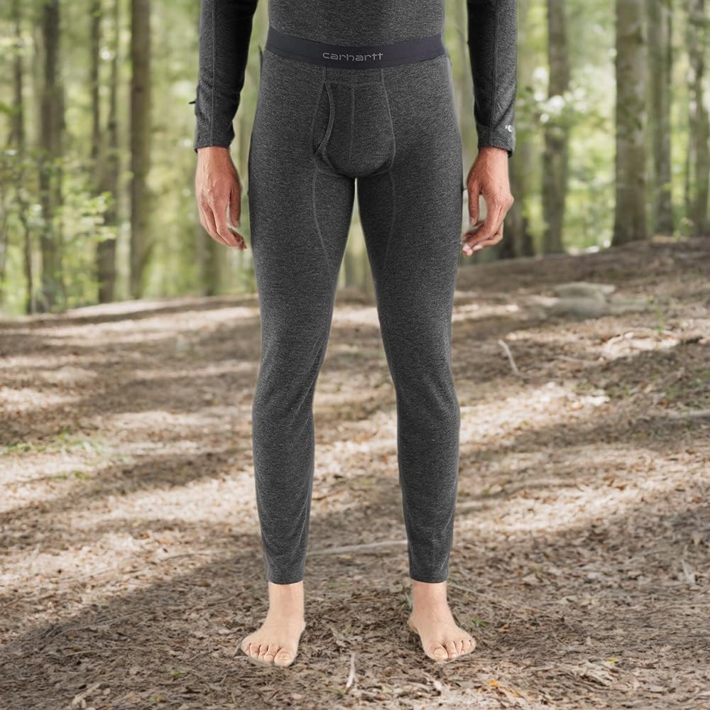Carhartt Men's Force Midweight Synthetic-Merino Wool Blend Base Layer Pant