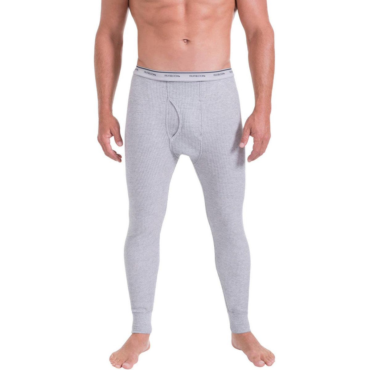 Fruit of the Loom Men's Classic Midweight Waffle Thermal Underwear Bottoms