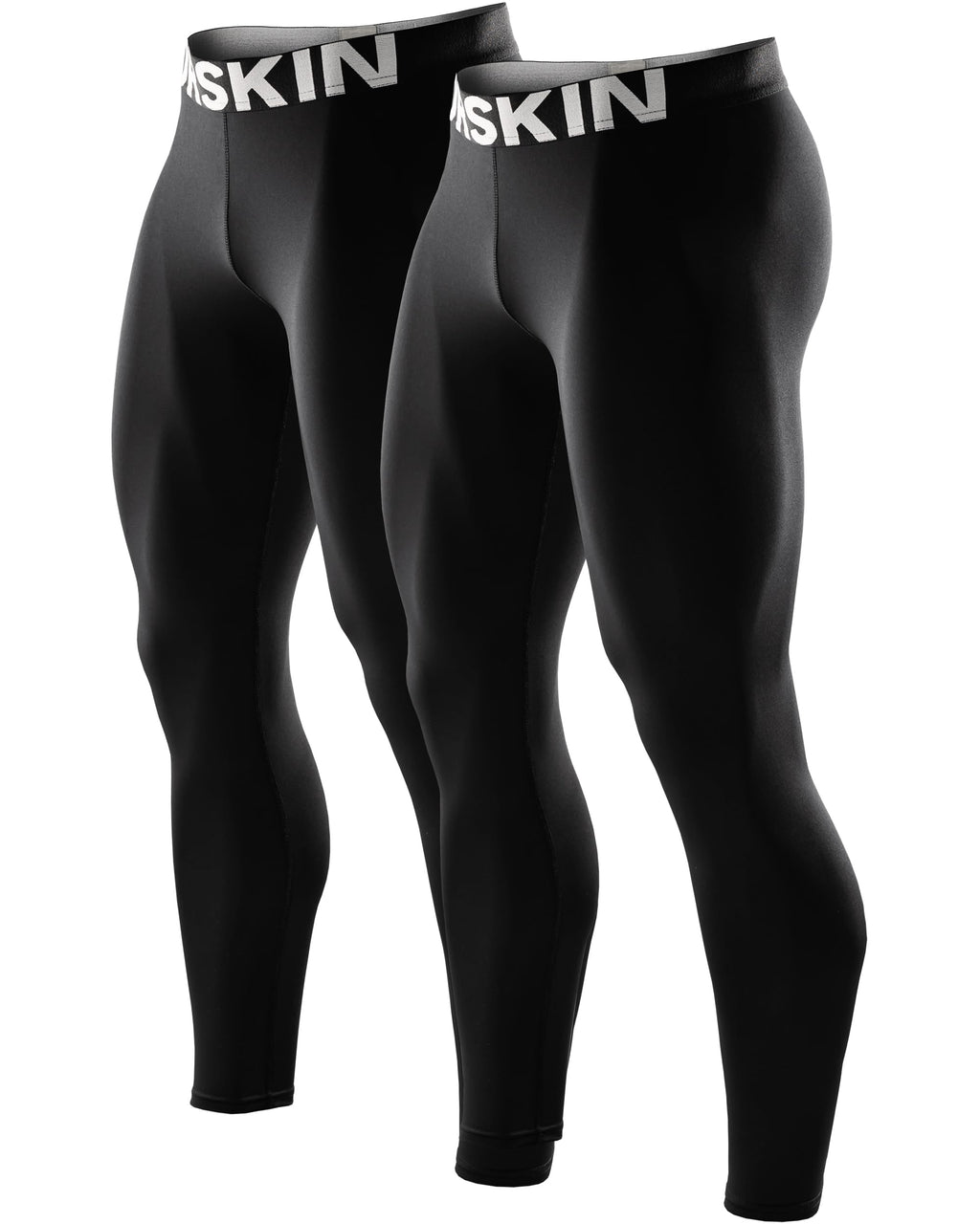 DRSKIN Men’s Compression Pants (5/4/3 Pack) Quick Dry Tights Leggings Sports Baselayer Running Gym Workout
