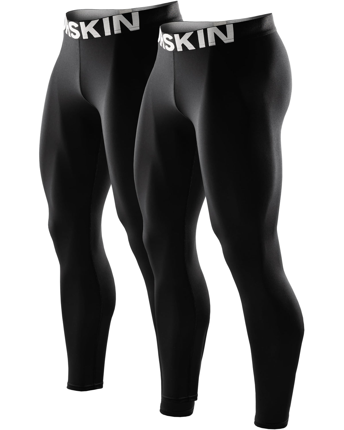 DRSKIN Men’s Compression Pants (5/4/3 Pack) Quick Dry Tights Leggings Sports Baselayer Running Gym Workout