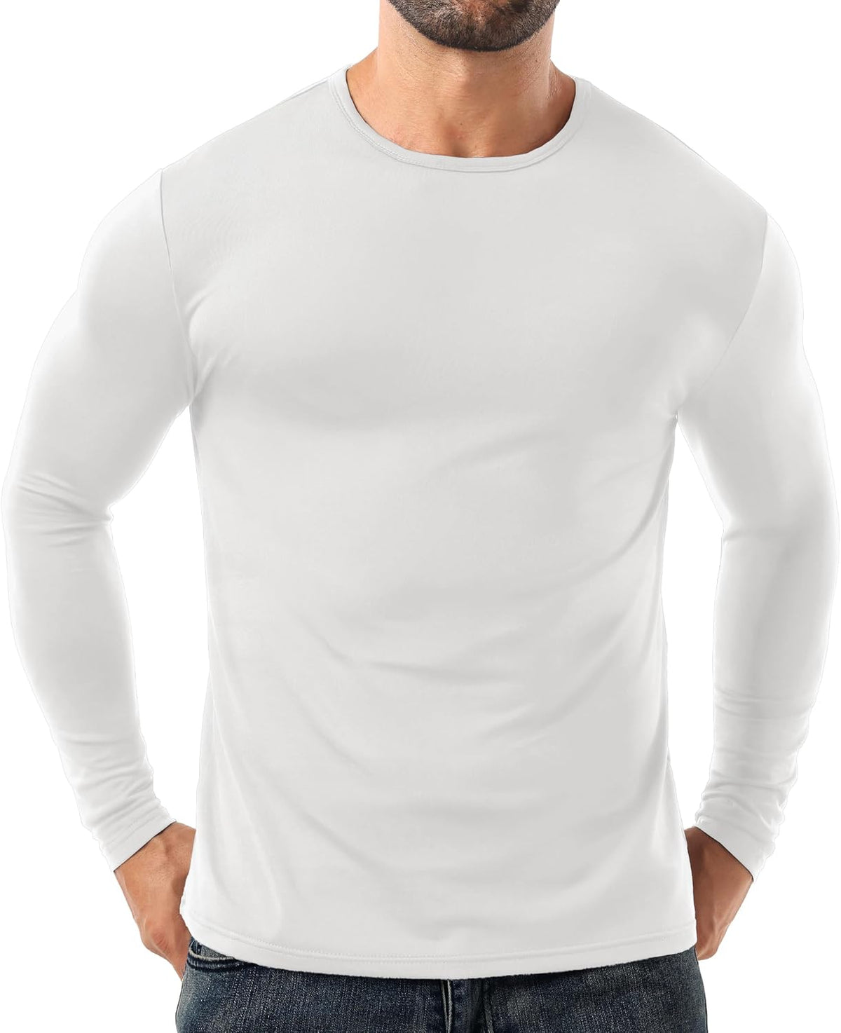 Sailwind Mens Base Layer Thermal Underwear Long Sleeve Crew Neck Shirts