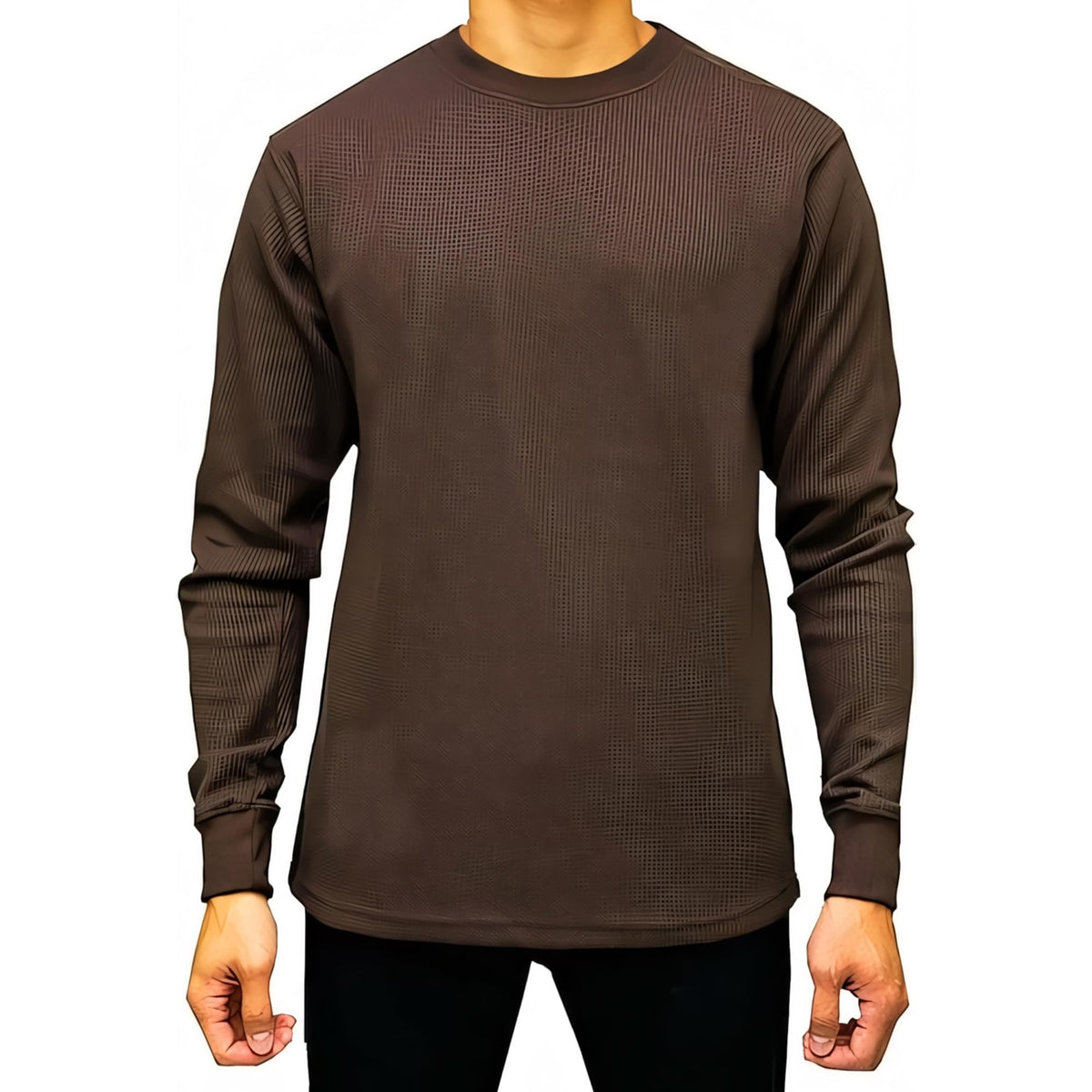 Access Men's Heavyweight Thermal Crew Neck Top