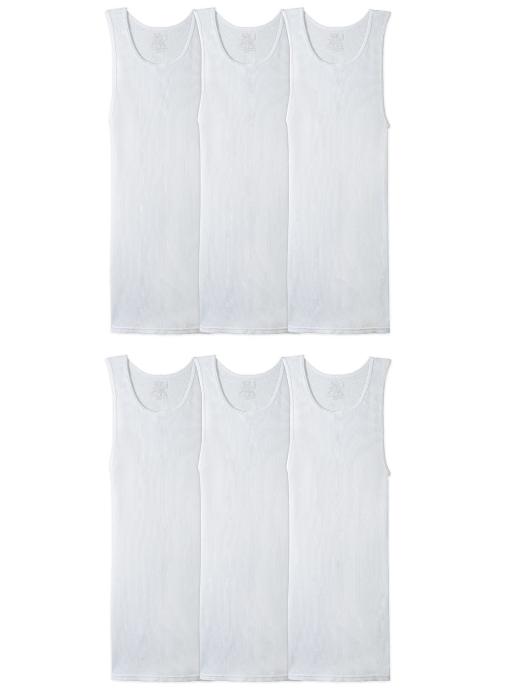 Fruit of the Loom Men's Sleeveless Tag Free Moisture Wicking Tank A-Shirt