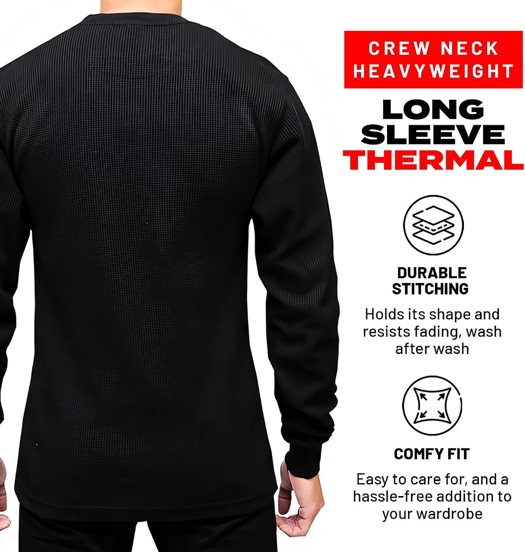 Access Men's Heavyweight Thermal Crew Neck Top
