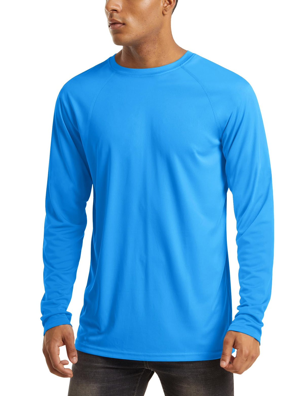 MAGCOMSEN Men's Long Sleeve Shirts UPF 50+ UV Sun Protection Athletic Shirts for Hiking Running Workout Rash Guard