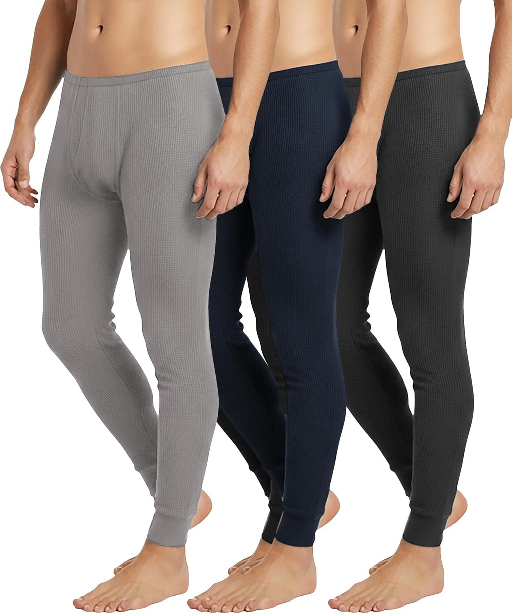 Andrew Scott Men's Traditional Waffle Thermal Underwear Bottoms