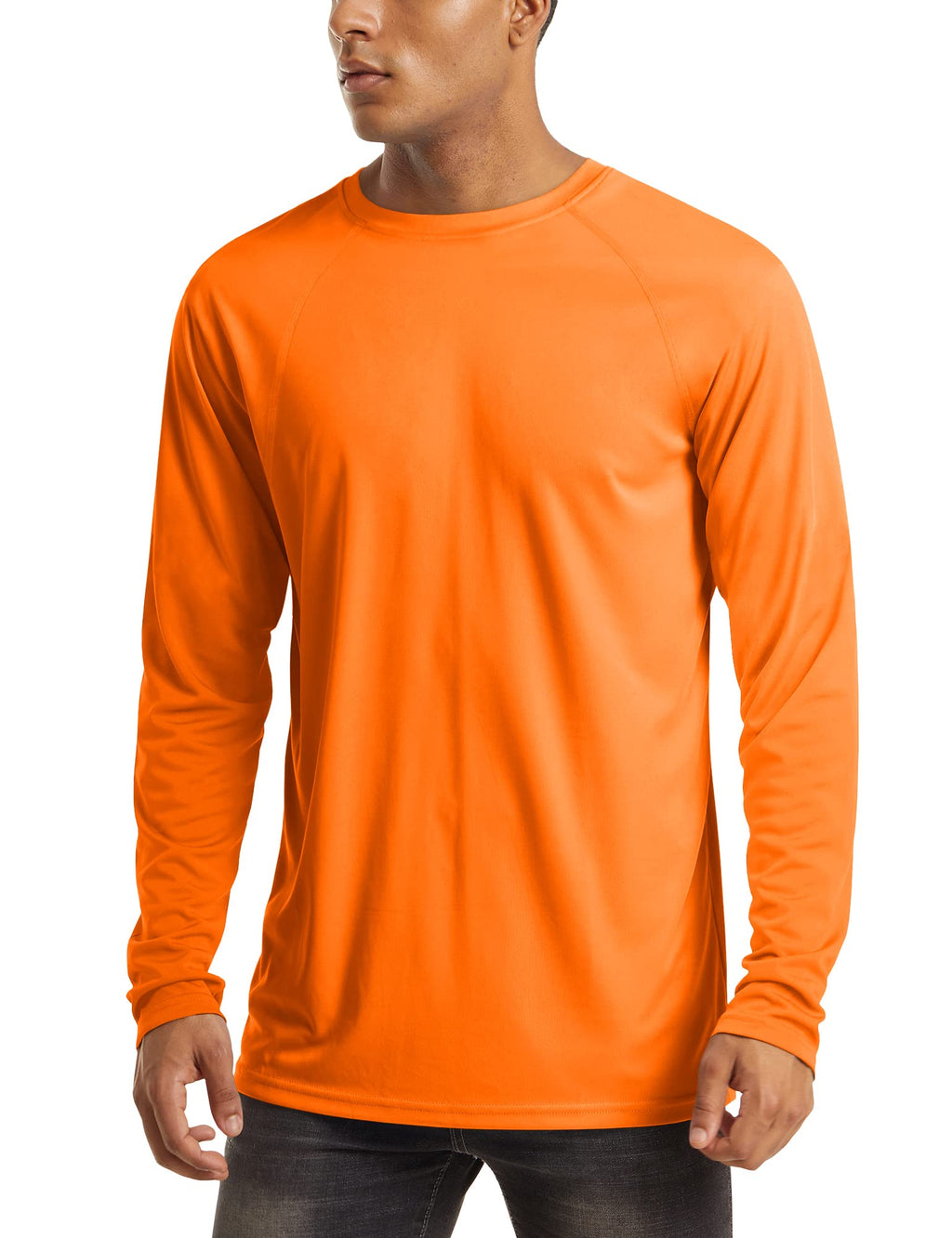 MAGCOMSEN Men's Long Sleeve Shirts UPF 50+ UV Sun Protection Athletic Shirts for Hiking Running Workout Rash Guard