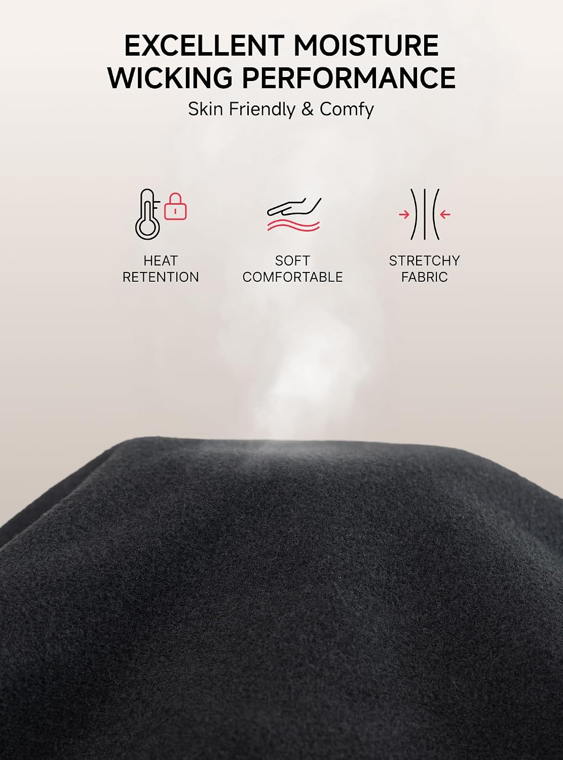 TRENDOUX Soft Thermal Underwear for Men: Warm Wool Long Johns with Fleece Lined, Base Layer Set for Cold Weather Top Bottom