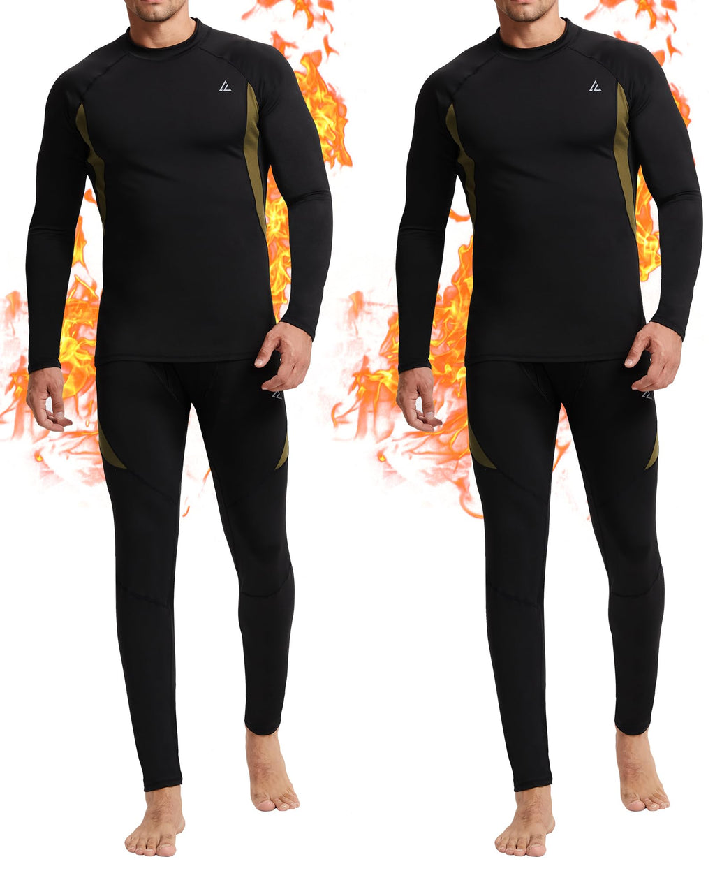 Mens Thermal Underwear Long Johns Base Layer Set Cold Weather 1/2/3 Pack