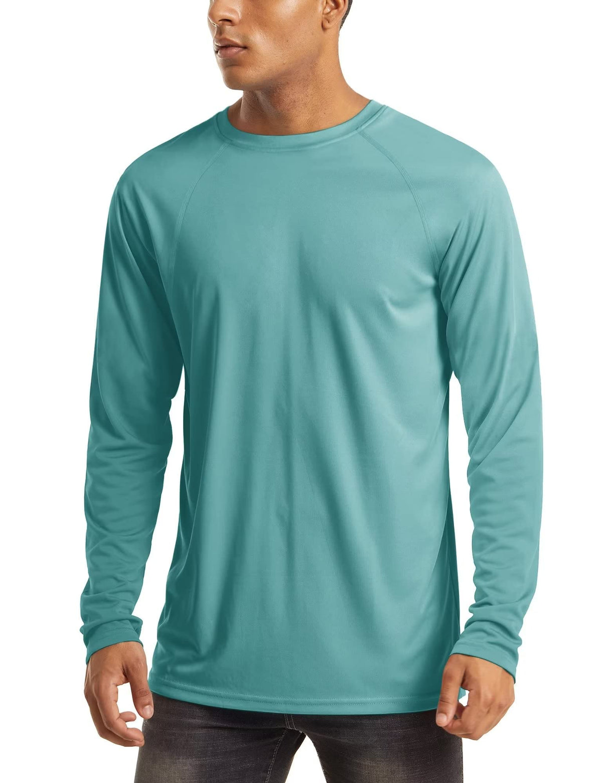 MAGCOMSEN Men's Long Sleeve Shirts UPF 50+ UV Sun Protection Athletic Shirts for Hiking Running Workout Rash Guard