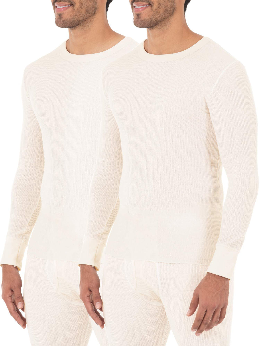 Fruit of the Loom Men's Classic Midweight Waffle Thermal Underwear Crew Top