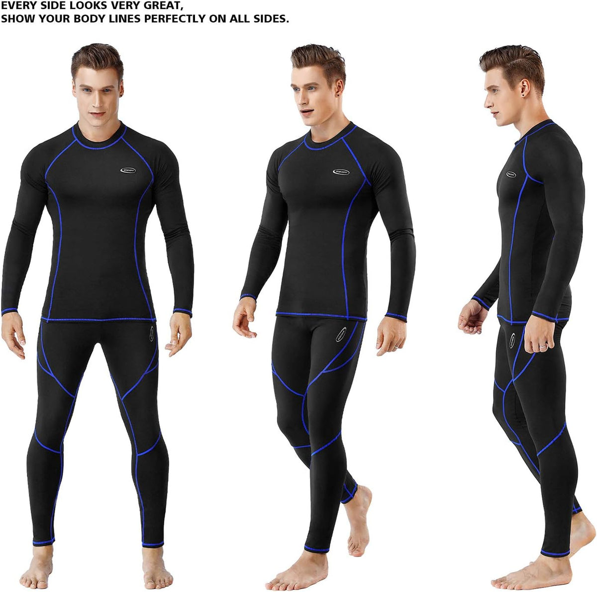 Thermal Underwear for Men Sweatsuits Long Johns Set Thermals Base Layer